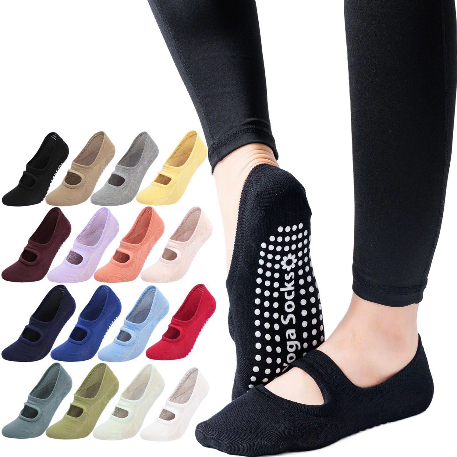 Pilates Yoga Gym - High Quality Women Yoga Socks Anti-Slip