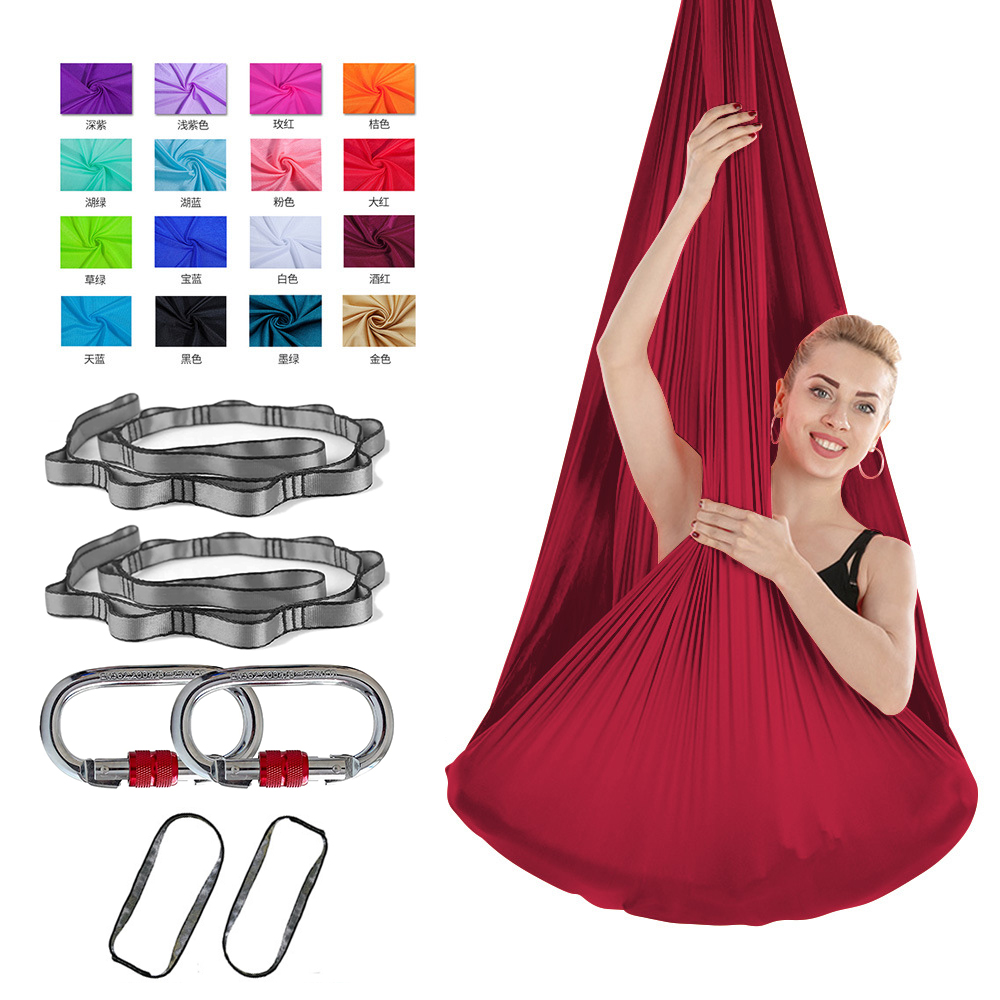 Aerial Silk Hammock - FITNESS 4.37 Yards Aerial Yoga Hammock