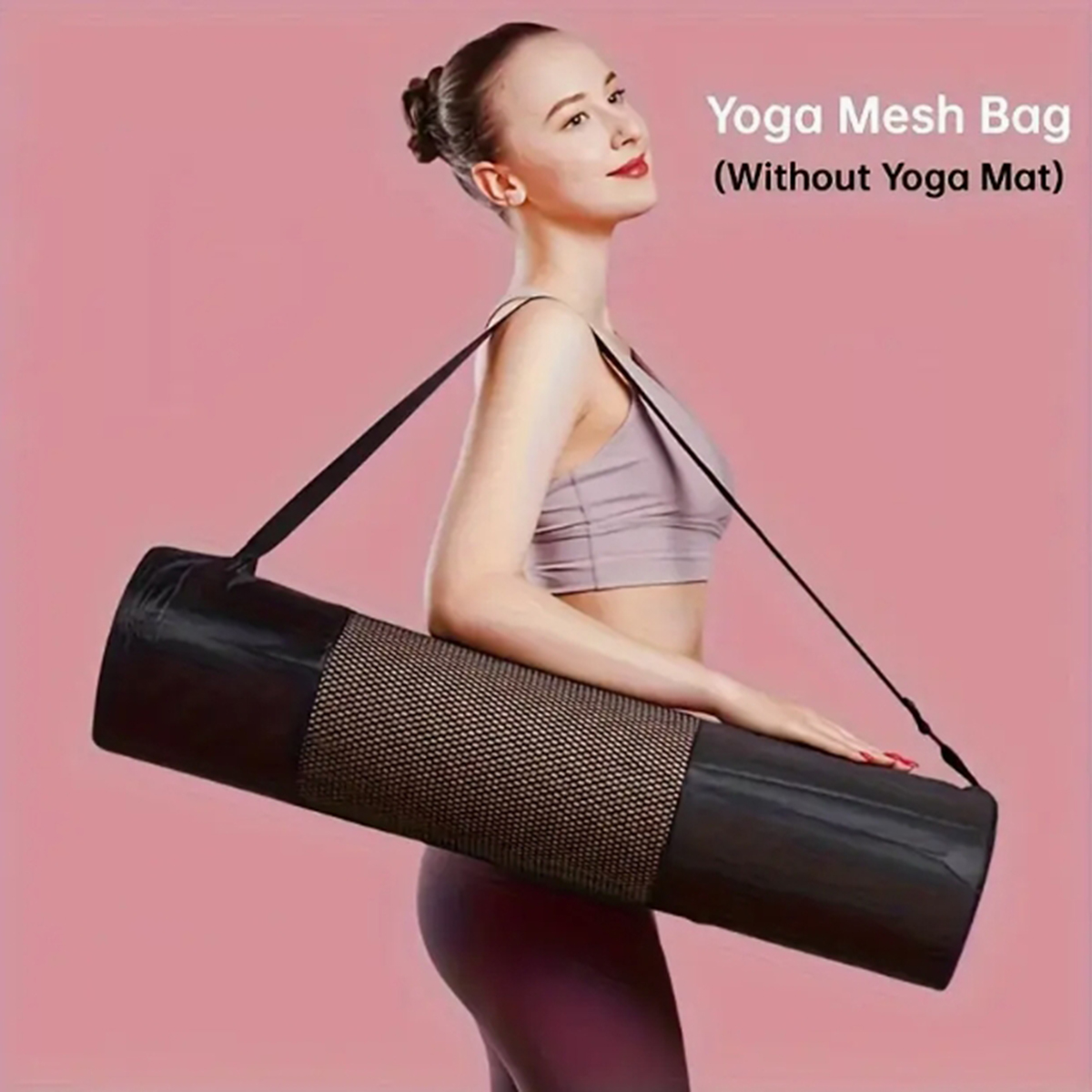 Pilates Yoga Gym - 1 Breathable Yoga Mat Storage Mesh