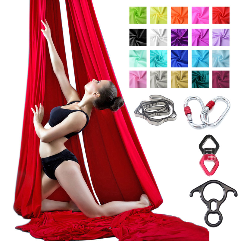 Aerial Silk Hammock - 9 Yards 8.2m Aerial Yoga Silks