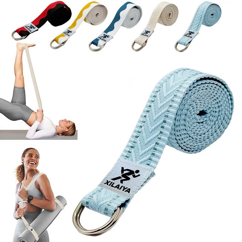 Pilates Yoga Matte - Adjustable Non Slip Strap, Suitable for