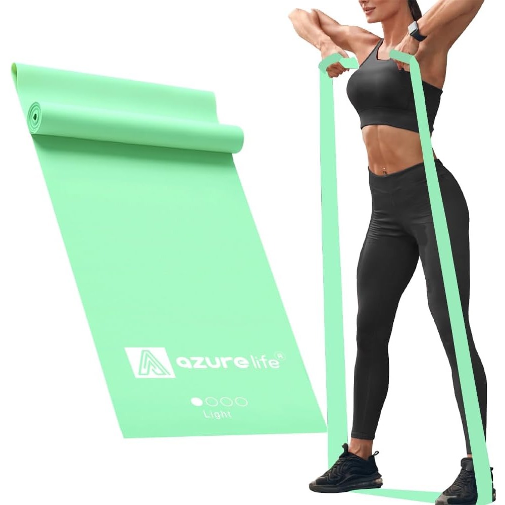 Pilates Yoga Tone - Professional Elastic Resistance Bands Set for