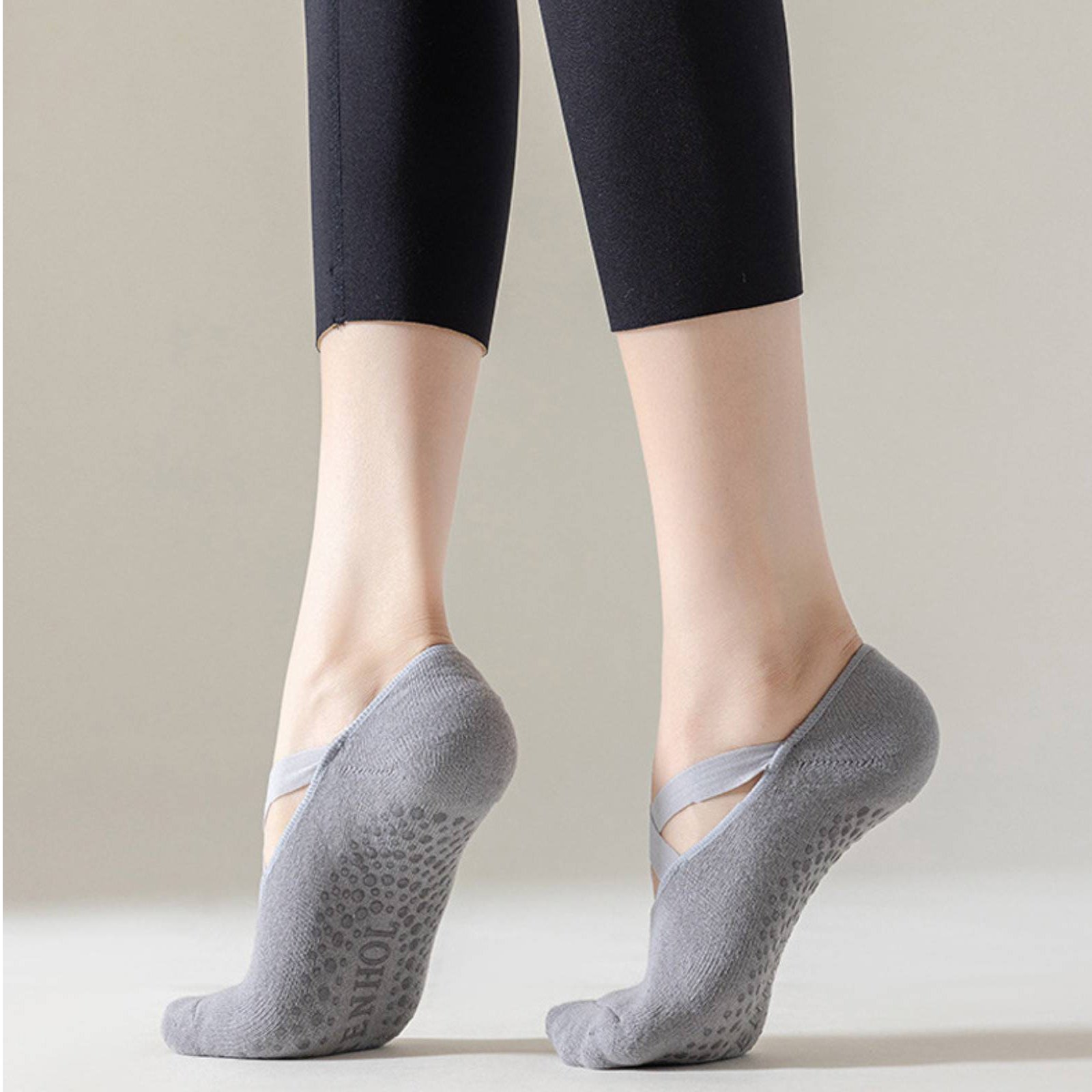 Pilates Yoga Gym - Non Slip Fitness Socks Breathable Non-Slip