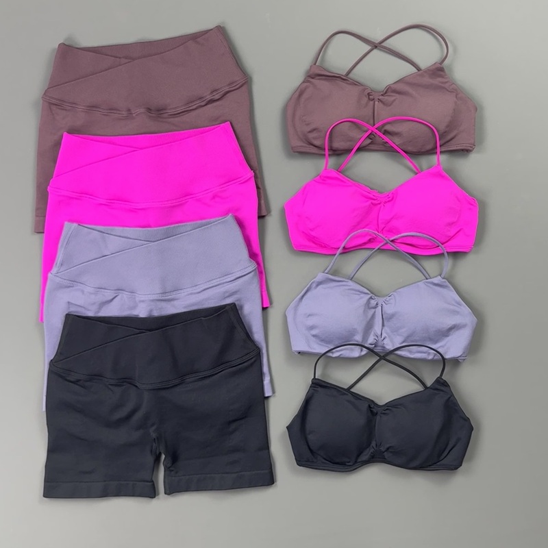 Pilates Yoga Top - 2 Pieces Sports Set Women Thin