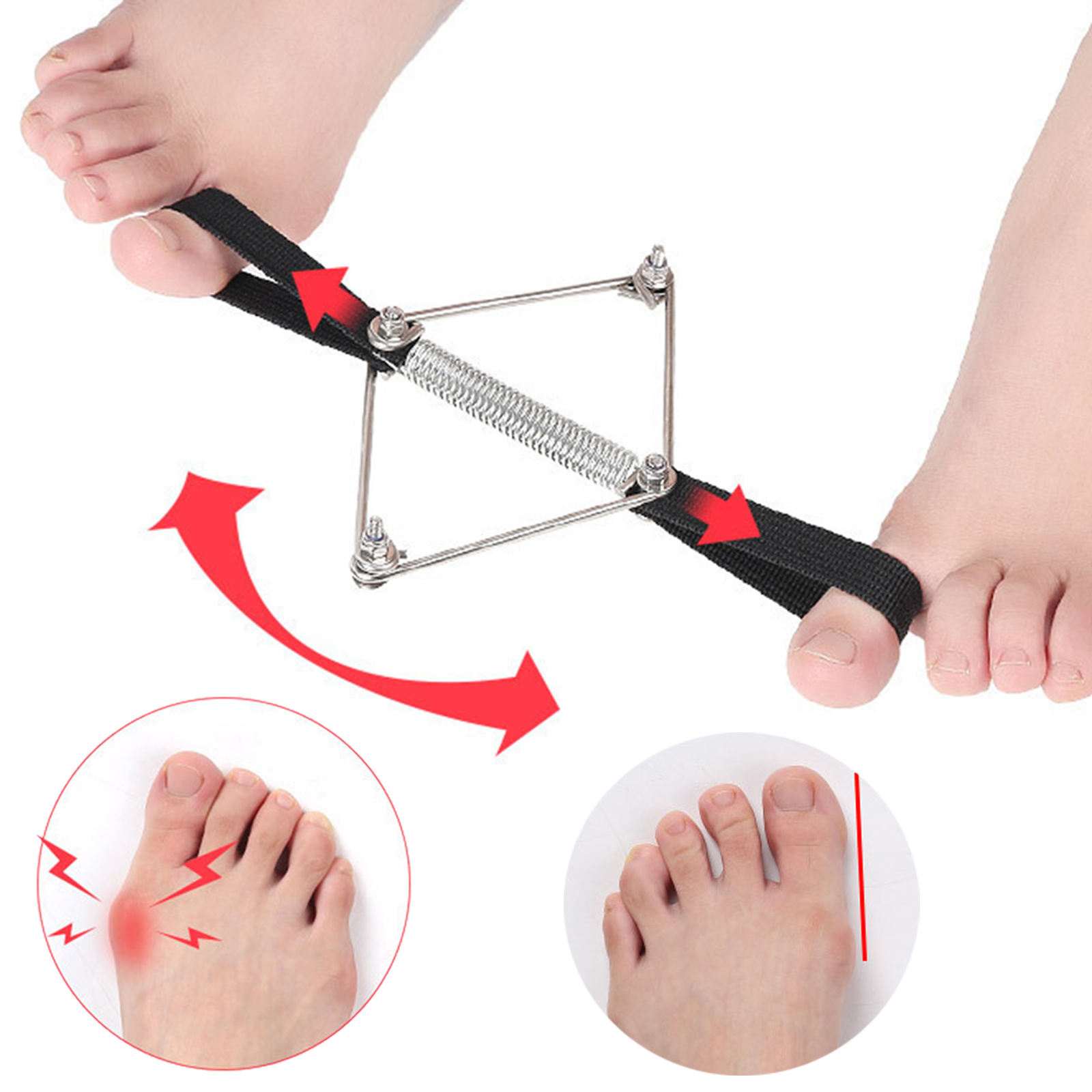 Pilates Yoga Wellness - Bunion Corrector Nylon Steel Soft Toe