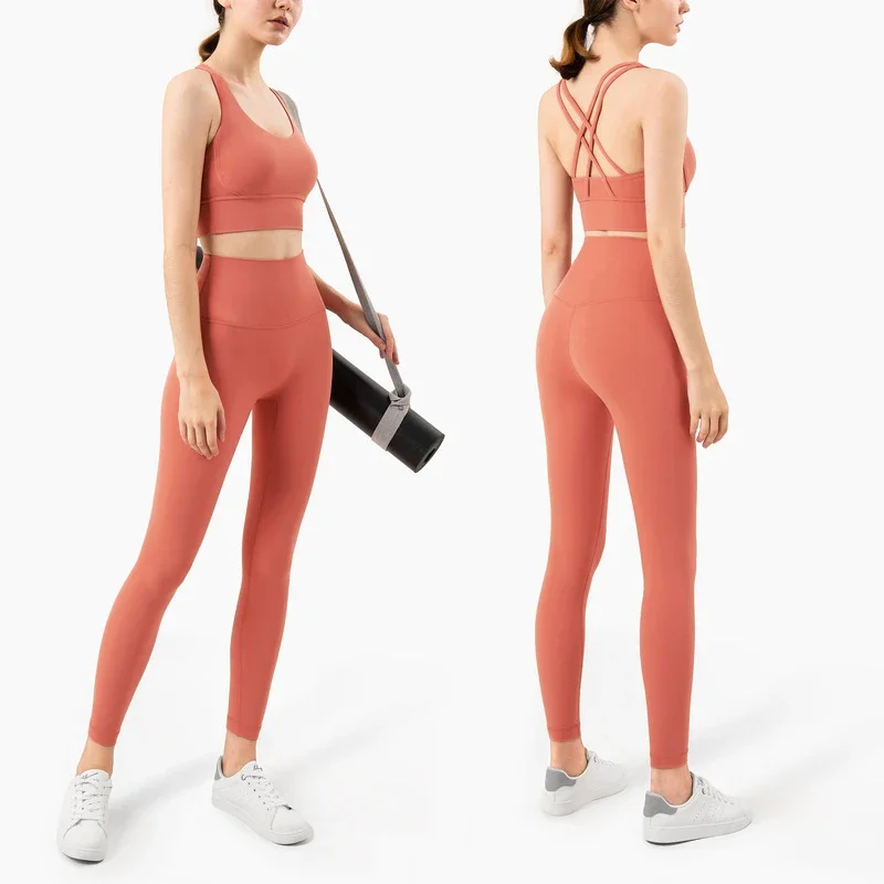 Pilates Yoga Legging - Summer New 2 Piece Yoga Clothes