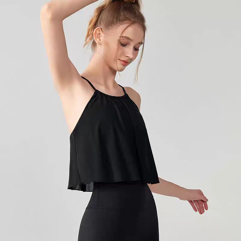 Women's 2-in-1 Mesh Crisscross - Pilates Yoga Top review and price
