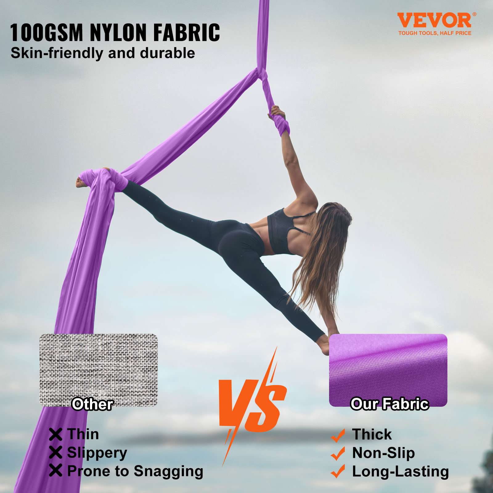 8.7/11Yards Aerial Yoga Hammoc - Aerial Silk Hammock review and price