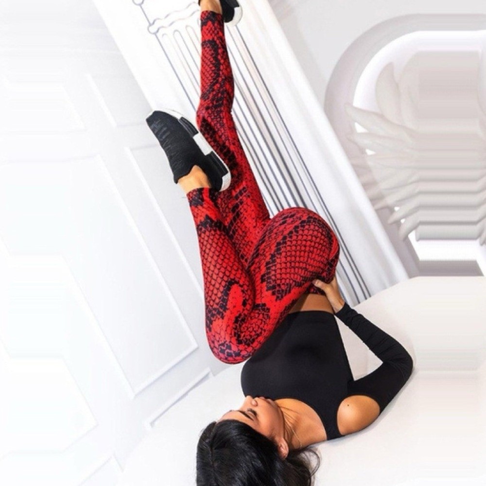 Serpentine Snake Print Legging - Pilates Yoga Legging review and price