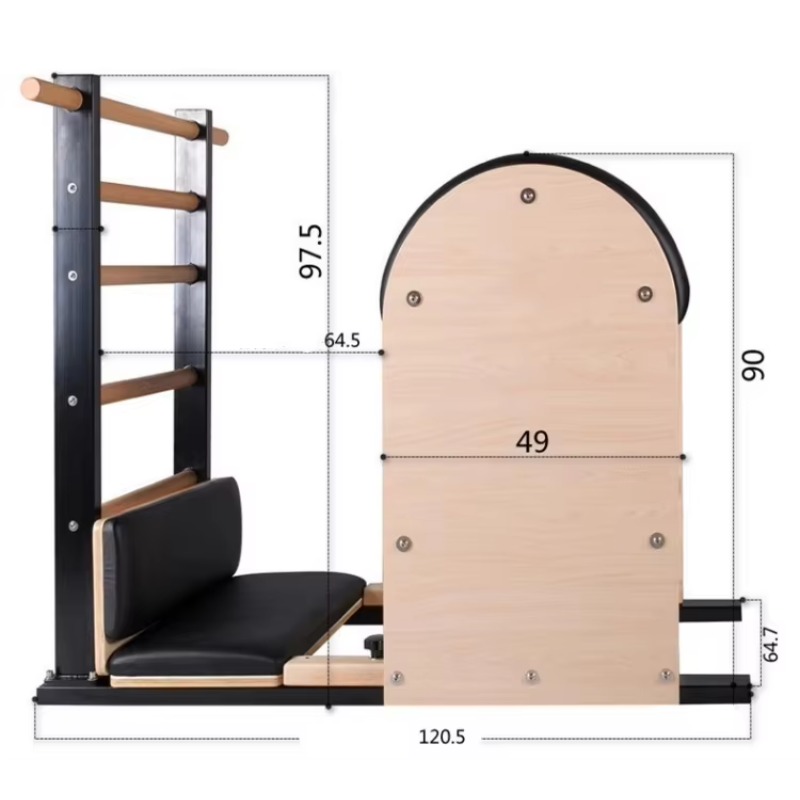YTYIN Steel Ladder Barrel Wood - Pilates Yoga Body review and price