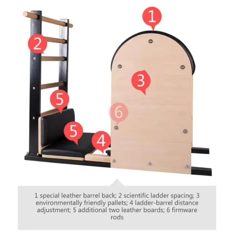 YTYIN Steel Ladder Barrel Wood - Pilates Yoga Body review and price