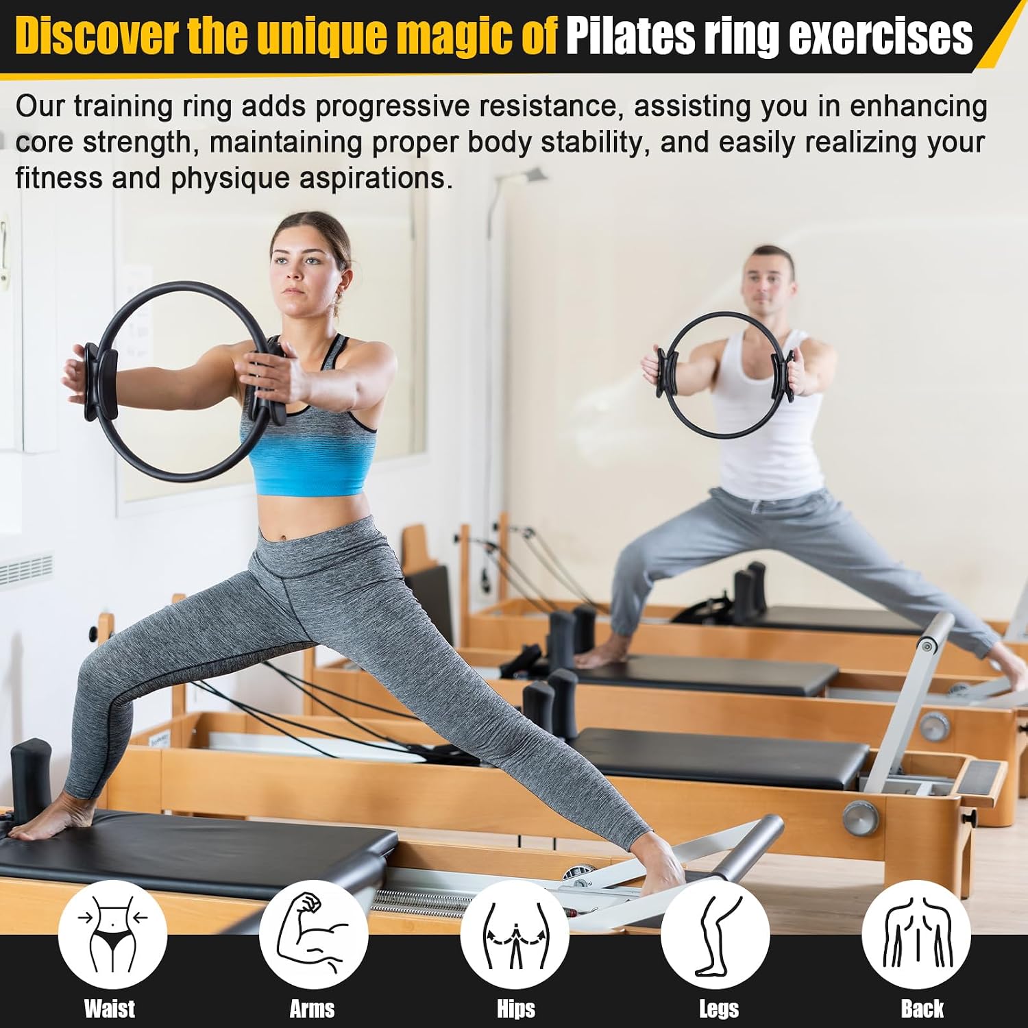 18 Pcs Pilates Ring And Ball S - Pilates Yoga Tone review and price