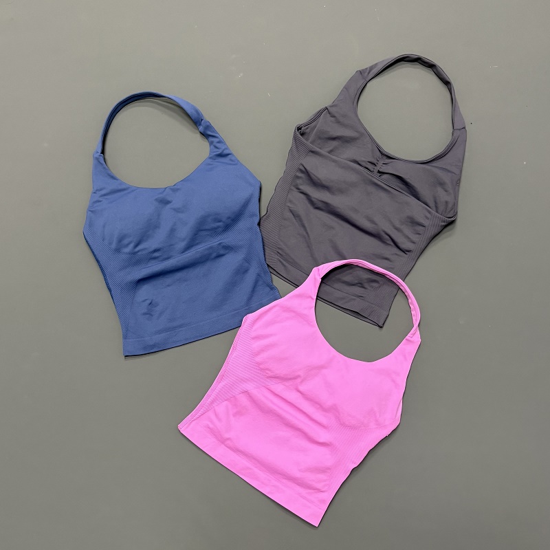 Women Halter Neck Sports Top S - Yoga Strap Cotton review and price
