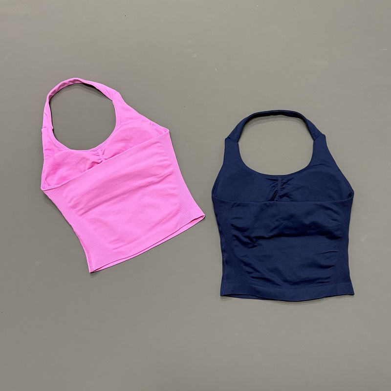 Women Halter Neck Sports Top S - Yoga Strap Cotton review and price