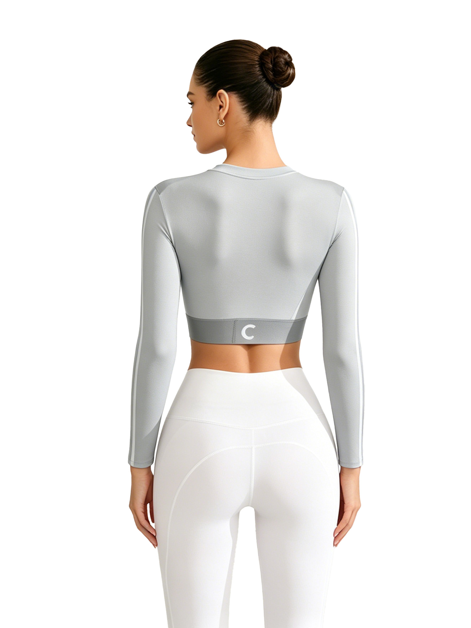 Women's Yoga Crop Top Sleeve L - Pilates Yoga Top review and price