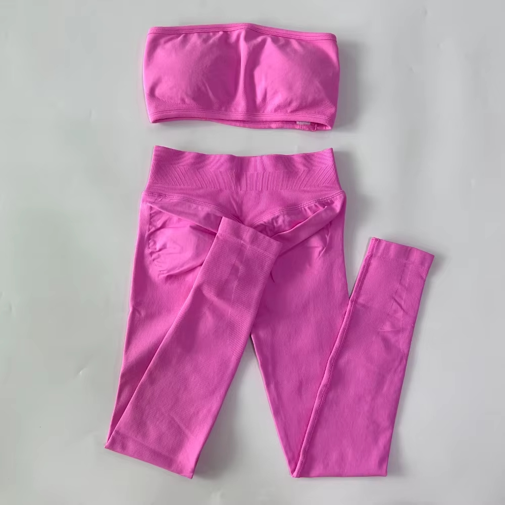 2 Piece Strapless Women's Band - Pilates Yoga Legging review and price
