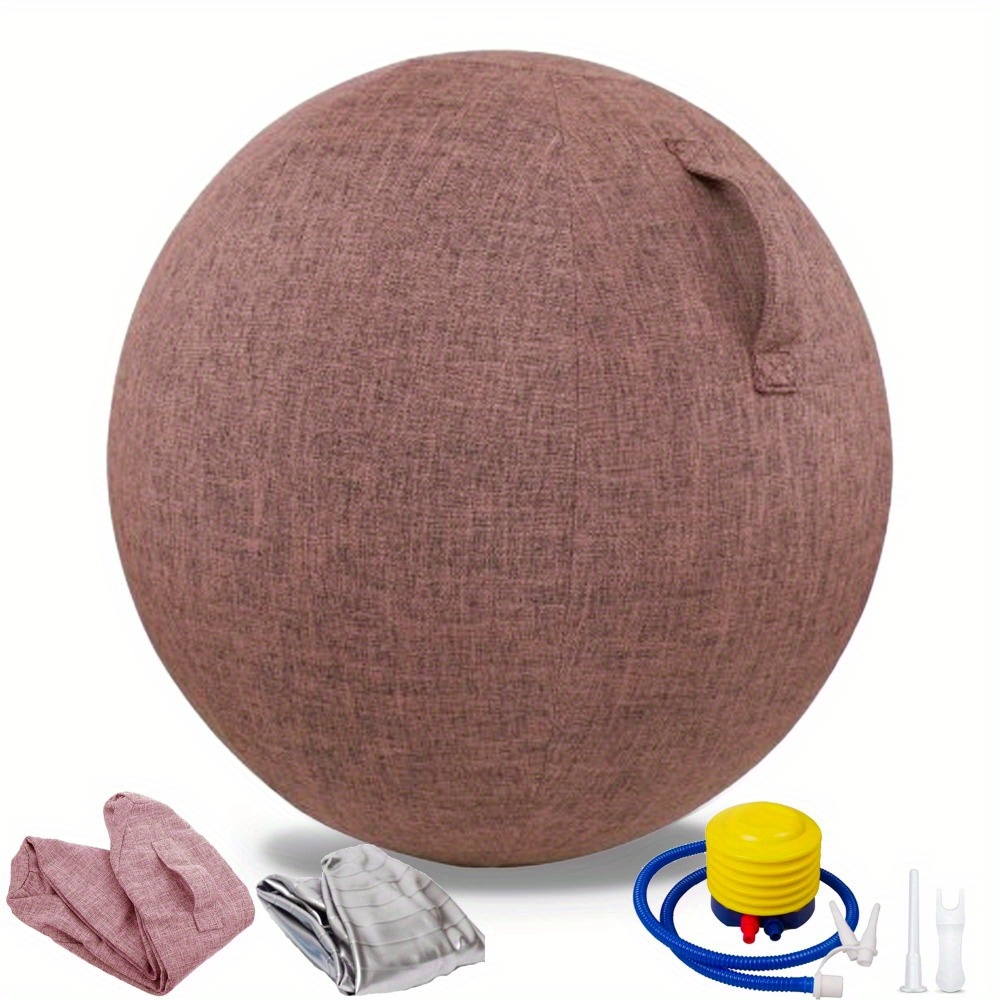 Fitness Ball Chair with Fabric - Pilates Yoga Pregnancy review and price
