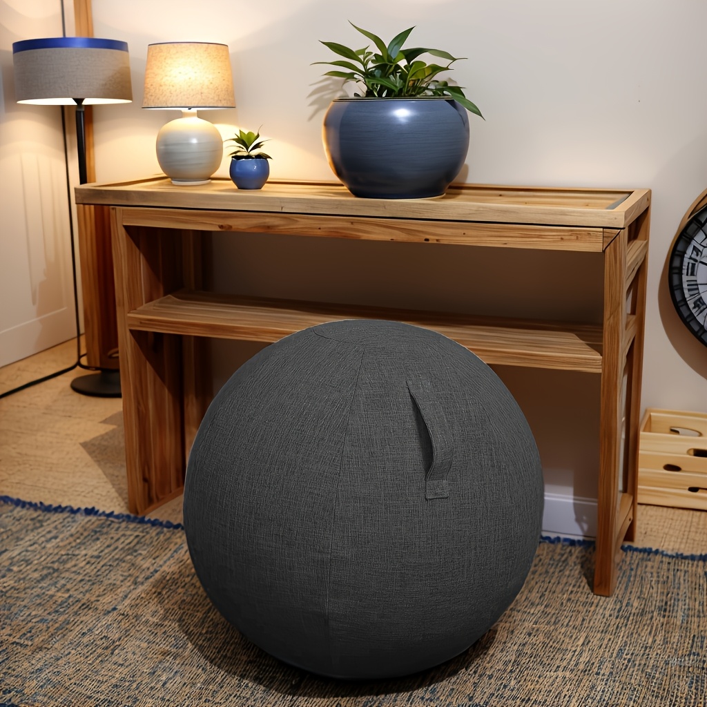 Fitness Ball Chair with Fabric - Pilates Yoga Pregnancy review and price