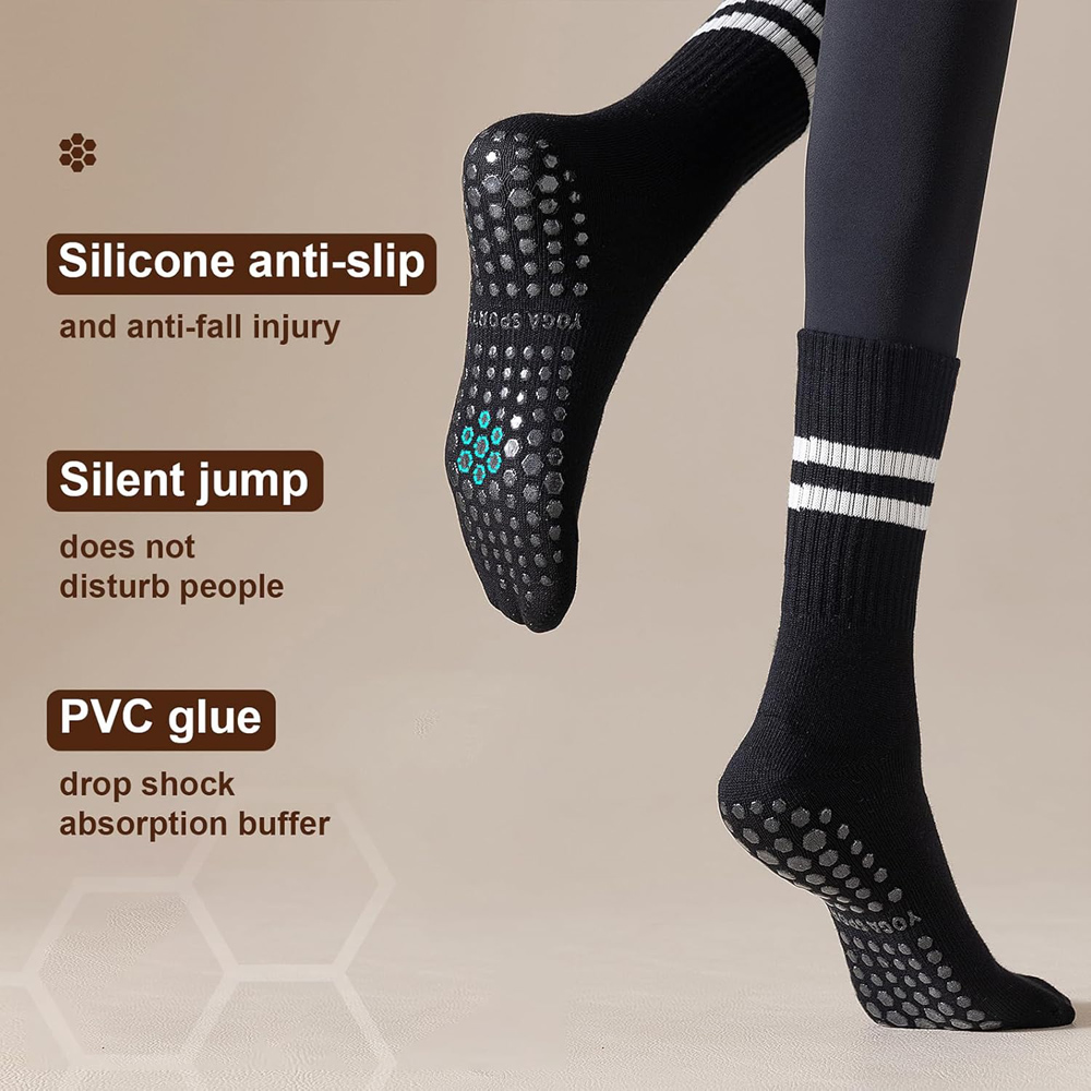 Yoga Pilates Socks with Grips  - Pilate Yoga Workout review and price