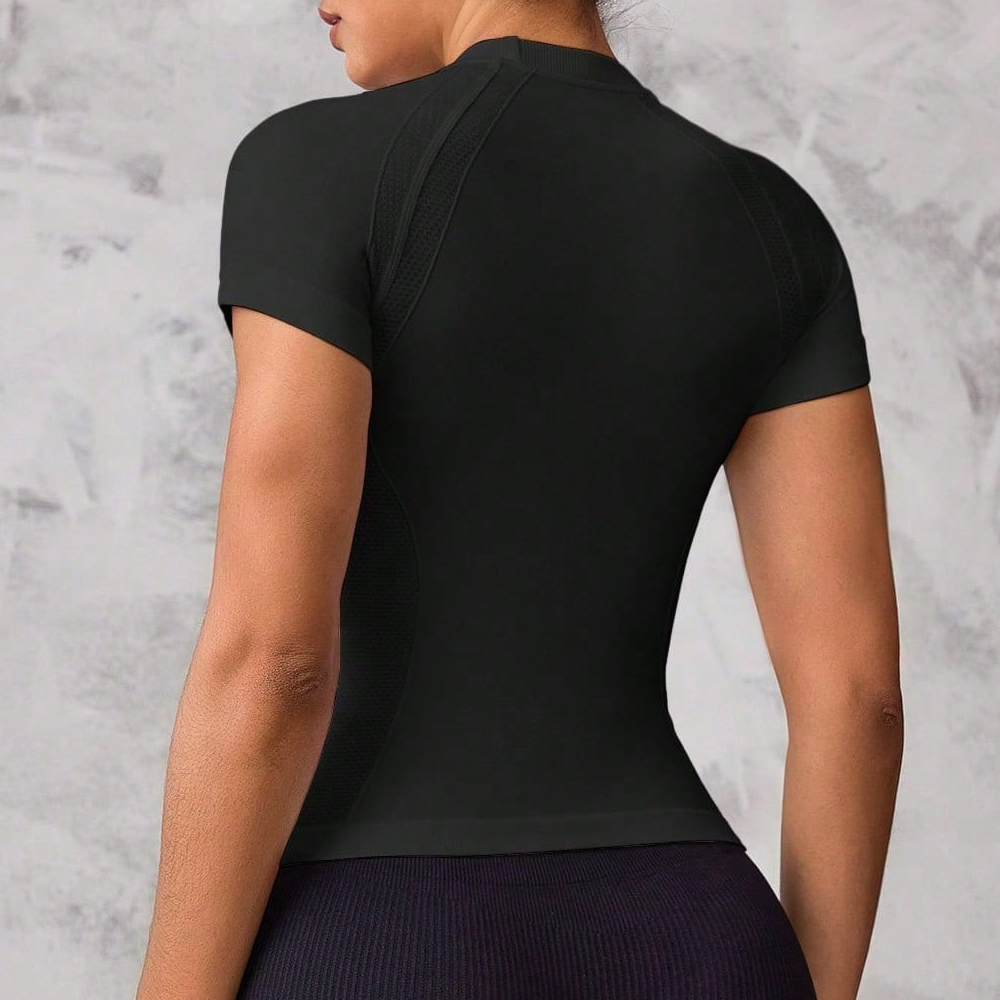Women's short-sleeved sports t - Yoga Strap Cotton review and price