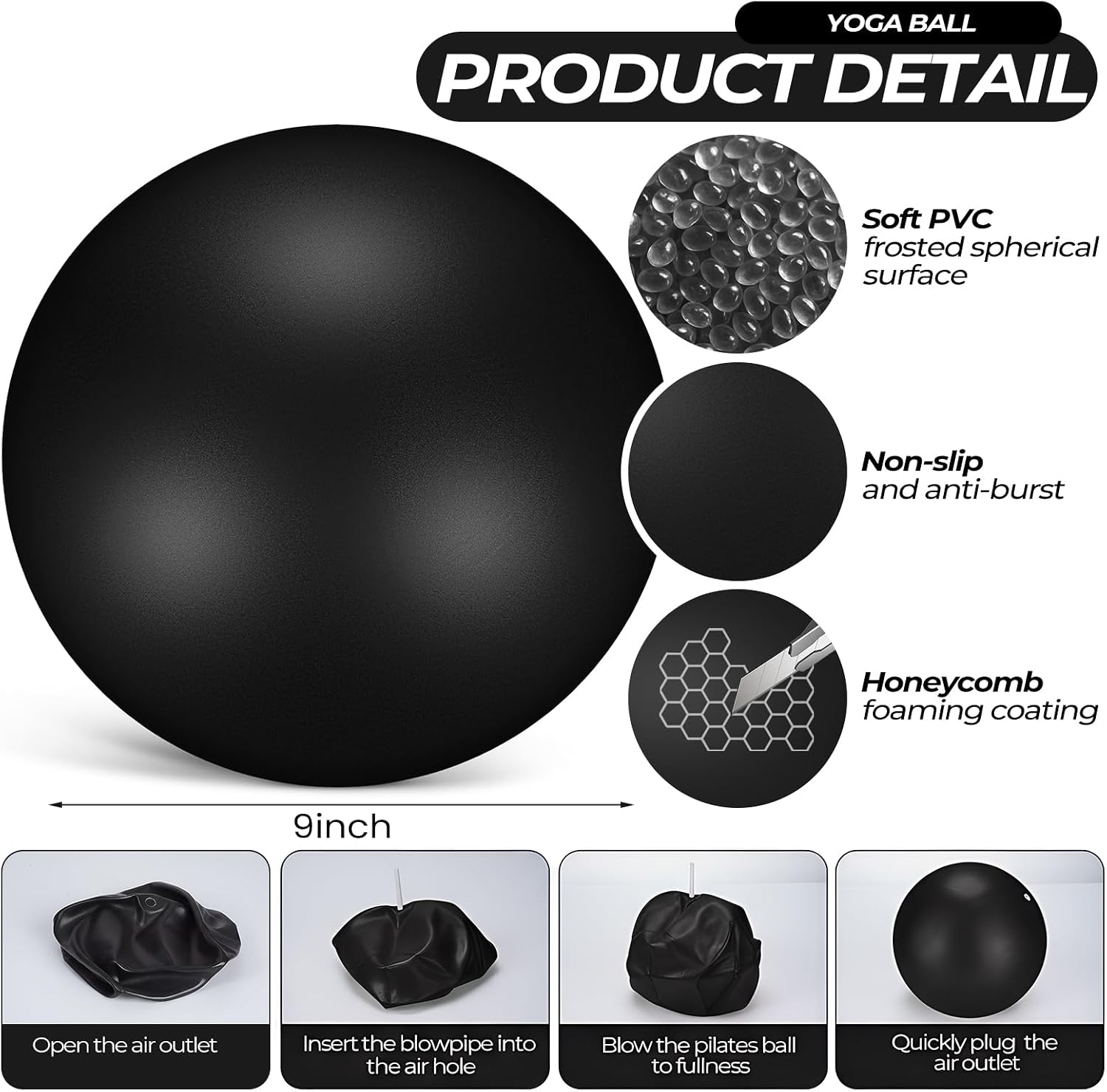 18 Pcs Pilates Ring And Ball S - Pilates Yoga Tone review and price