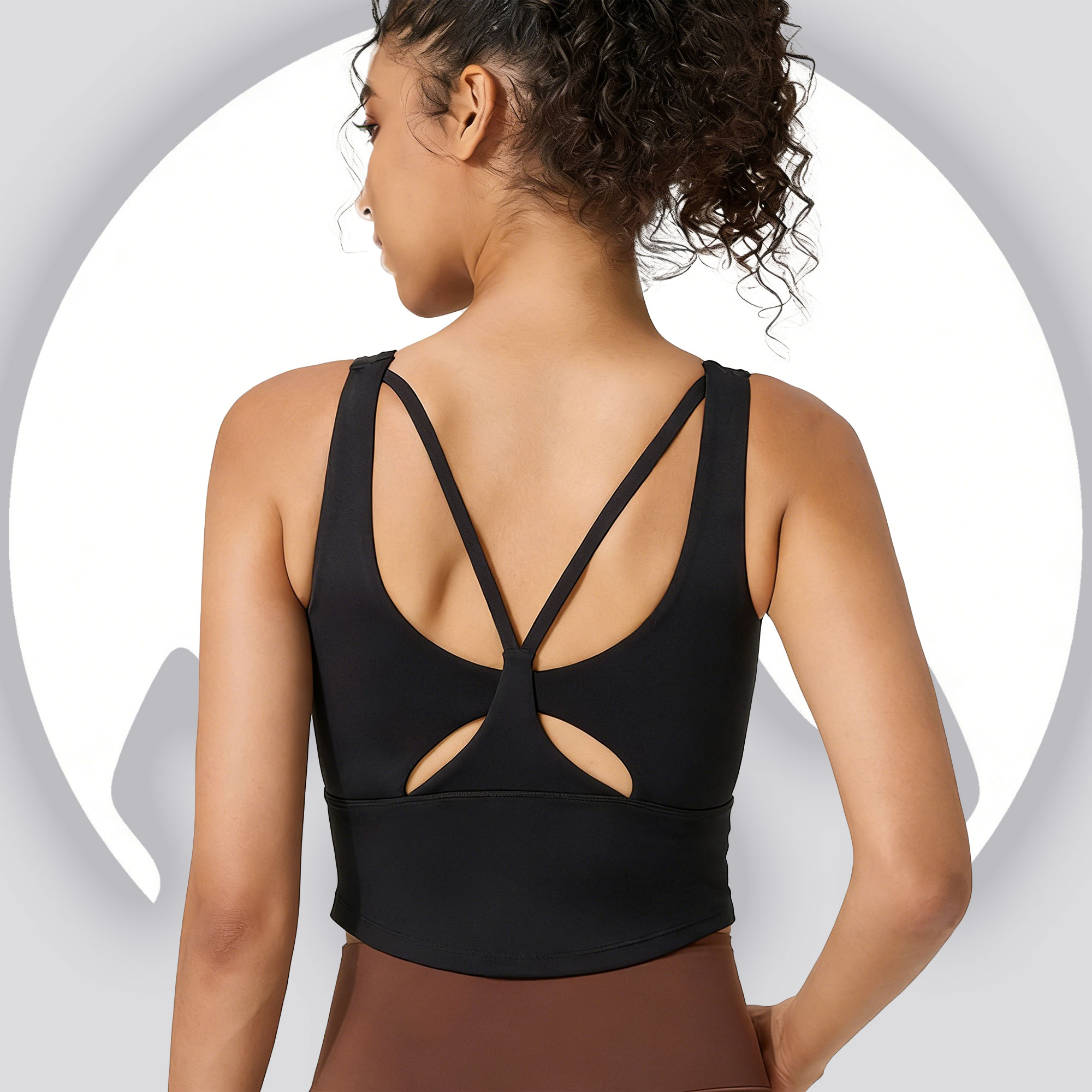 Women's Fixed Cup Yoga Sports  - Pilates Yoga Top review and price