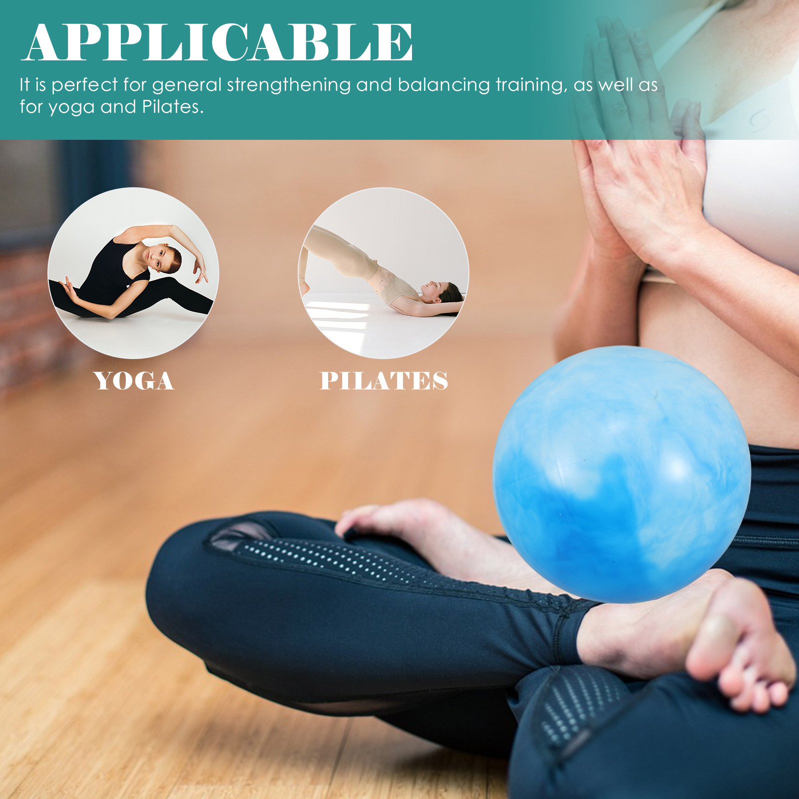 Mini Pilates Ball 25 Cm Waterc - Pilates Yoga Tone review and price