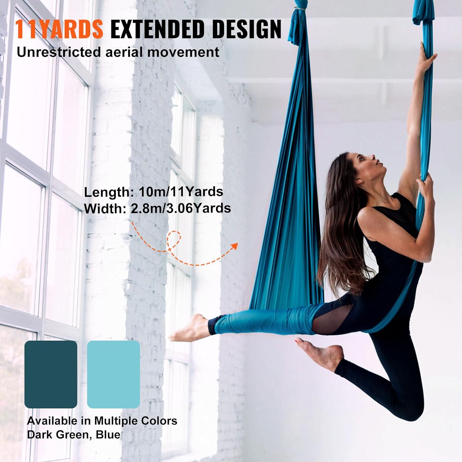 11 Yards Aerial Silk Set Aeria - Aerial Silk Hammock review and price