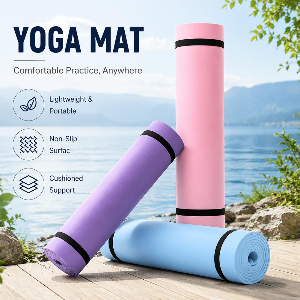 1/2Pcs Thick Yoga Mat Anti-ski - Pilates Yoga Matte review and price