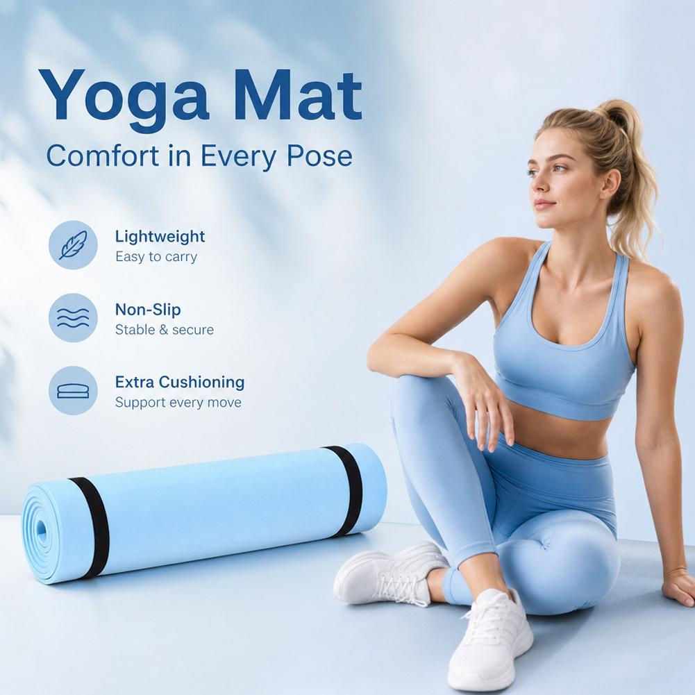 1/2Pcs Thick Yoga Mat Anti-ski - Pilates Yoga Matte review and price