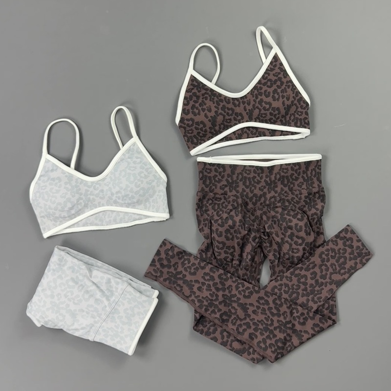 2 Pieces Yoga Set Women Leopar - Pilates Yoga Legging review and price