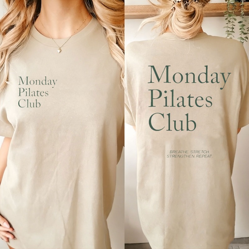 Shirt for Pilates Monday Pilat - Pilates Yoga Wellness review and price